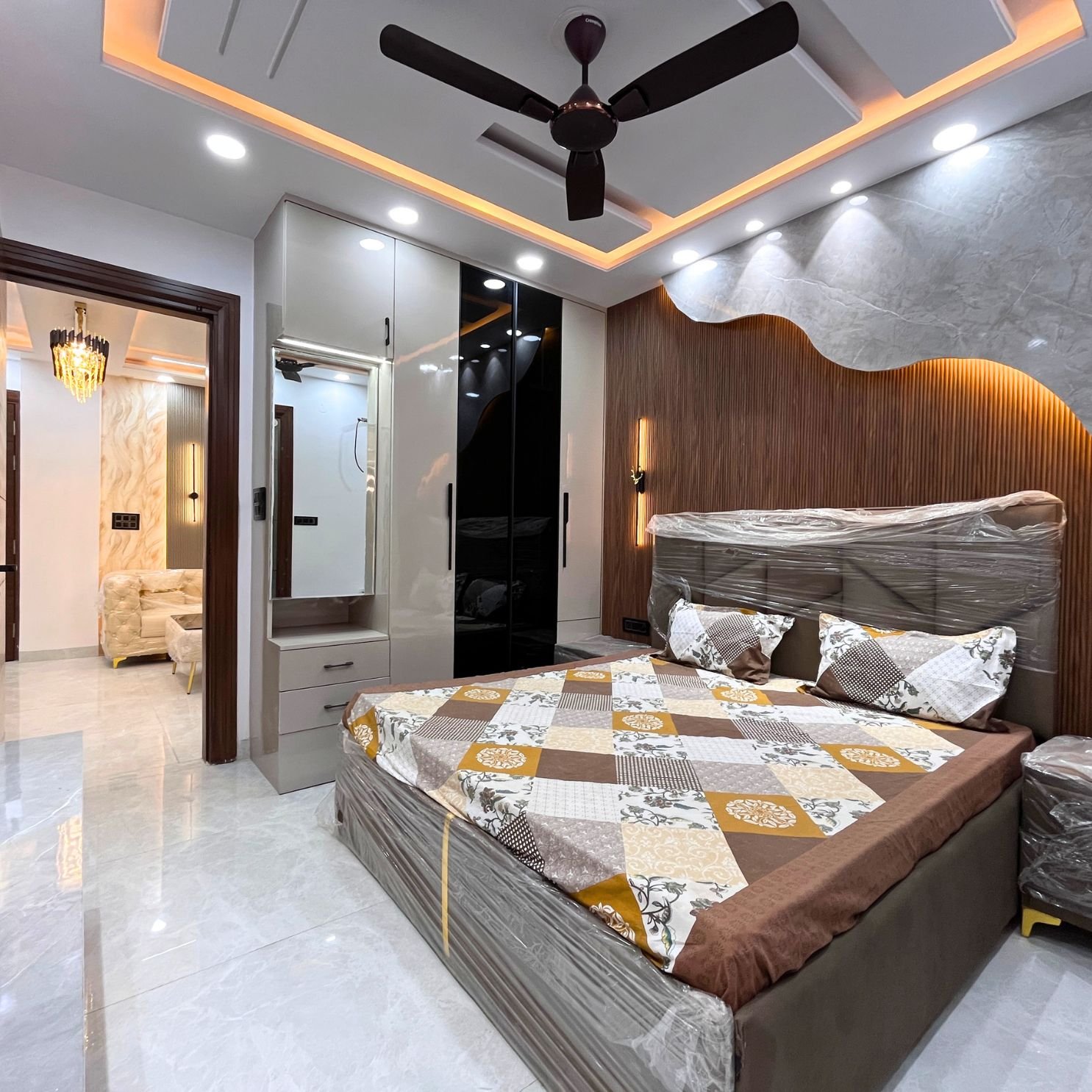 Fully Furnished 4 BHK Flat in Uttam Nagar Near Metro | Loan Facility | Book Now