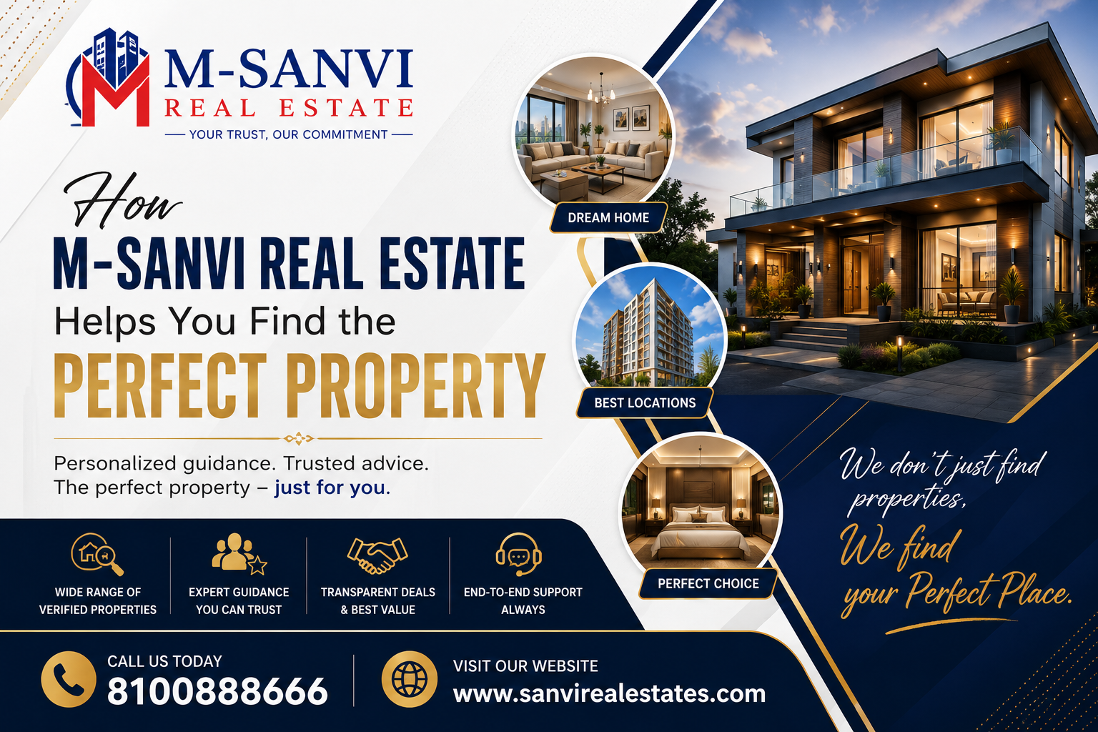 How M-Sanvi Real Estate Helps You Find the Perfect Property