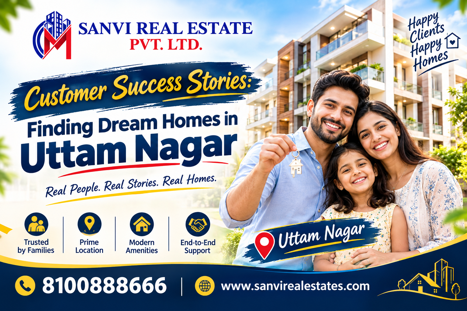 Customer Success Stories Finding Dream Homes in Uttam Nagar