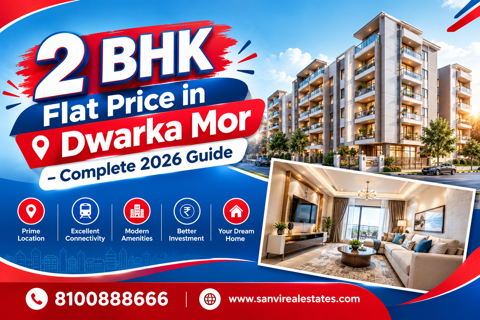2 BHK Flat Price in Dwarka Mor Complete 2026 Guide