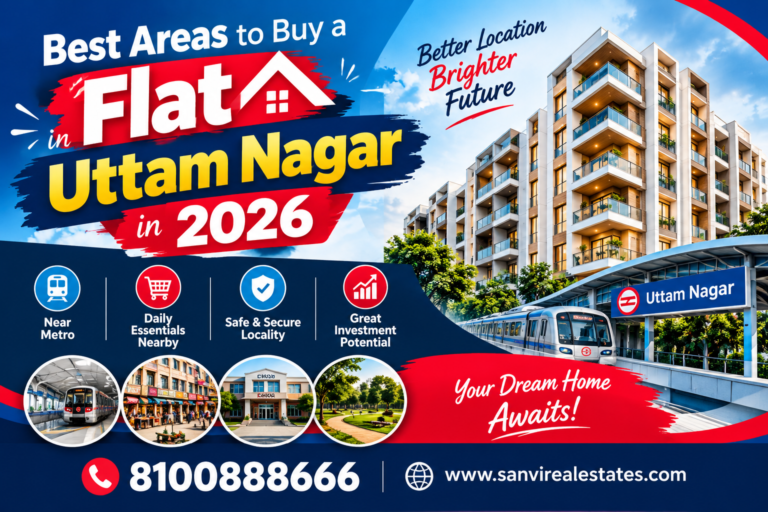 Best Areas to Buy a Flat in Uttam Nagar in 2026