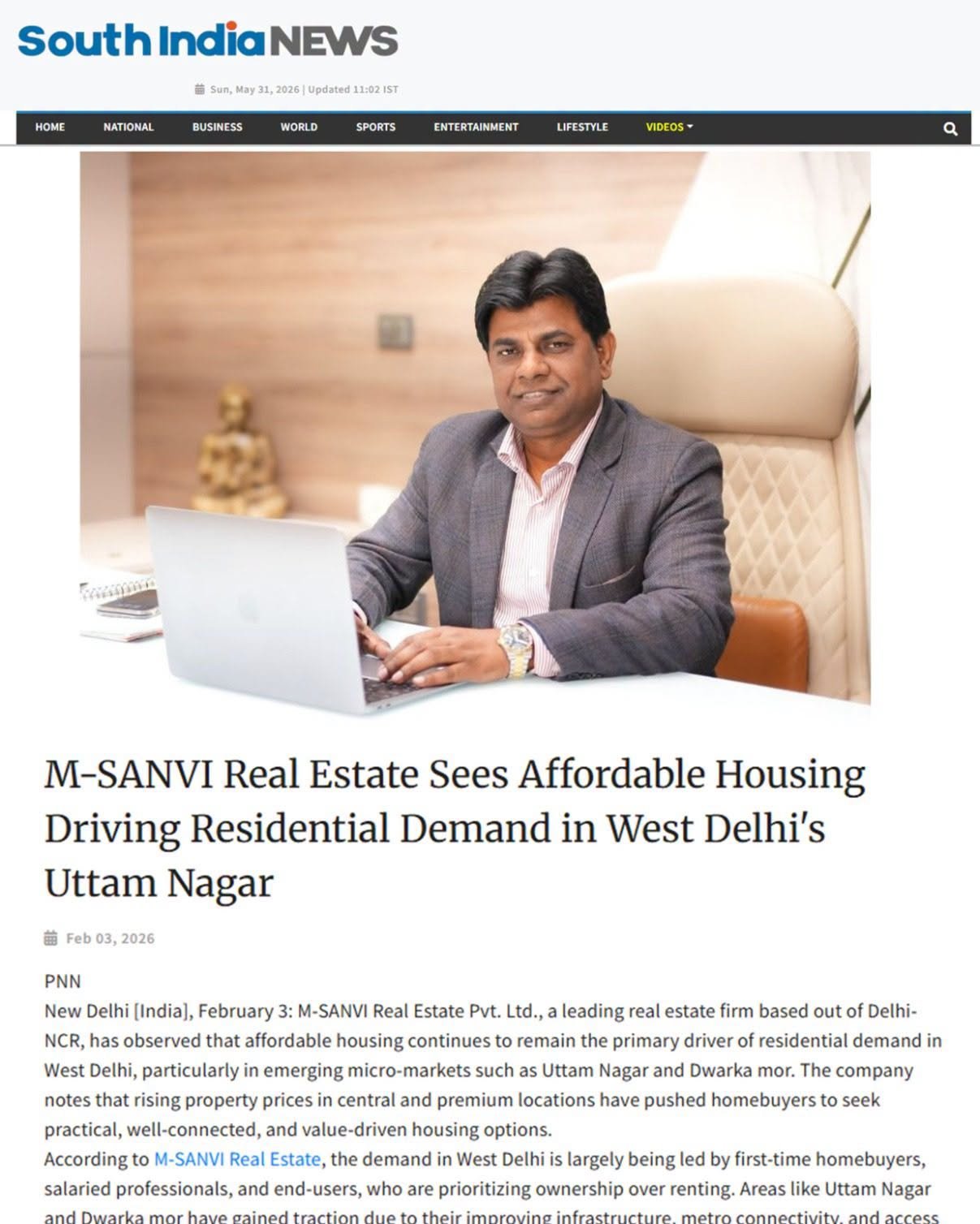 South India News